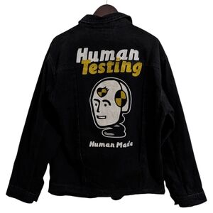 Human Made x A$AP Rocky Testing Black Denim Jacket XL Nigo Rare